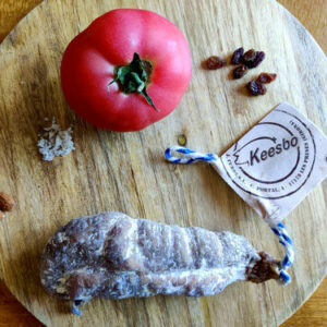 Saucisson tomate séchée disponible en saison estivale
